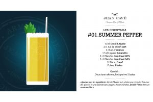 Cocktail Armagnac du week-end : #01 le Summer Pepper