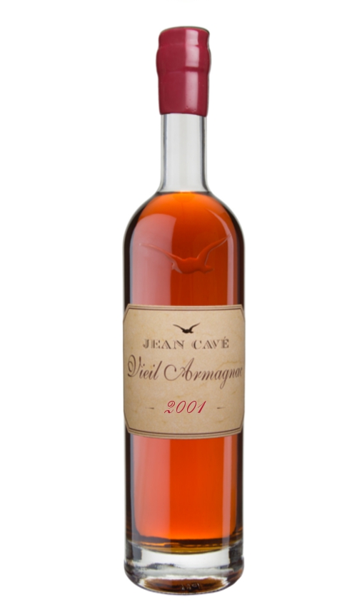 Armagnac 2001 millésime Jean Cavé 70cl bouteille ariane